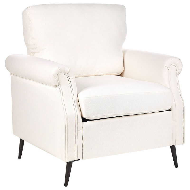 Foto van Beliani vietas - fauteuil-wit-polyester