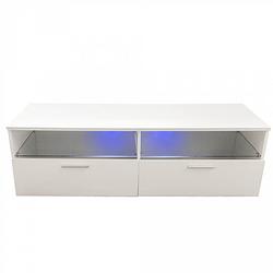 Foto van Tv kast dressoir sieno - media meubel game set up - led verlichting - wit