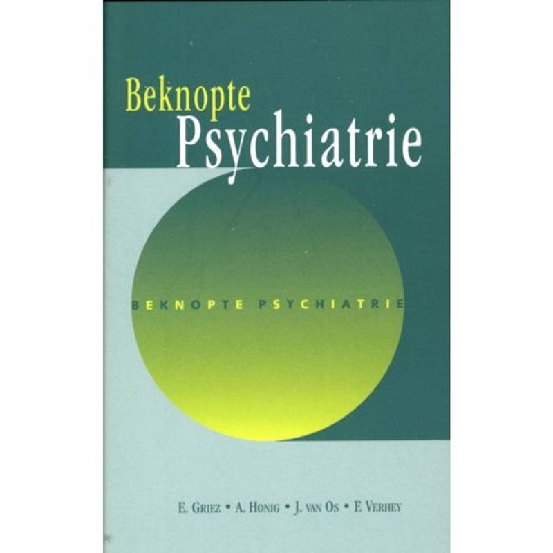 Foto van Beknopte psychiatrie