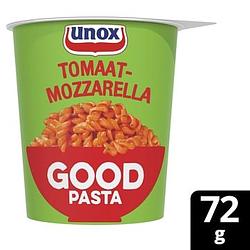 Foto van Unox good pasta tomaat mozzarella 72g bij jumbo