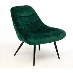 Foto van Maxxhome fauteuil loungestoel velvet - groen