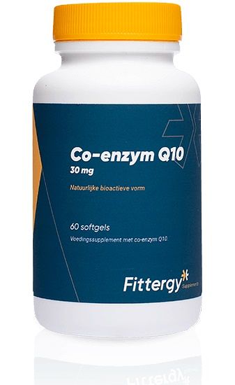 Foto van Fittergy co-enzym q10 30 mg softgels