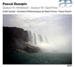 Foto van Dusapin: quatuor vi (hinterland) & quatuor vii (opentime) - cd (3760058360378)