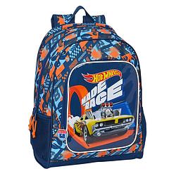 Foto van Schoolrugzak hot wheels speed club oranje (32 x 42 x 14 cm)