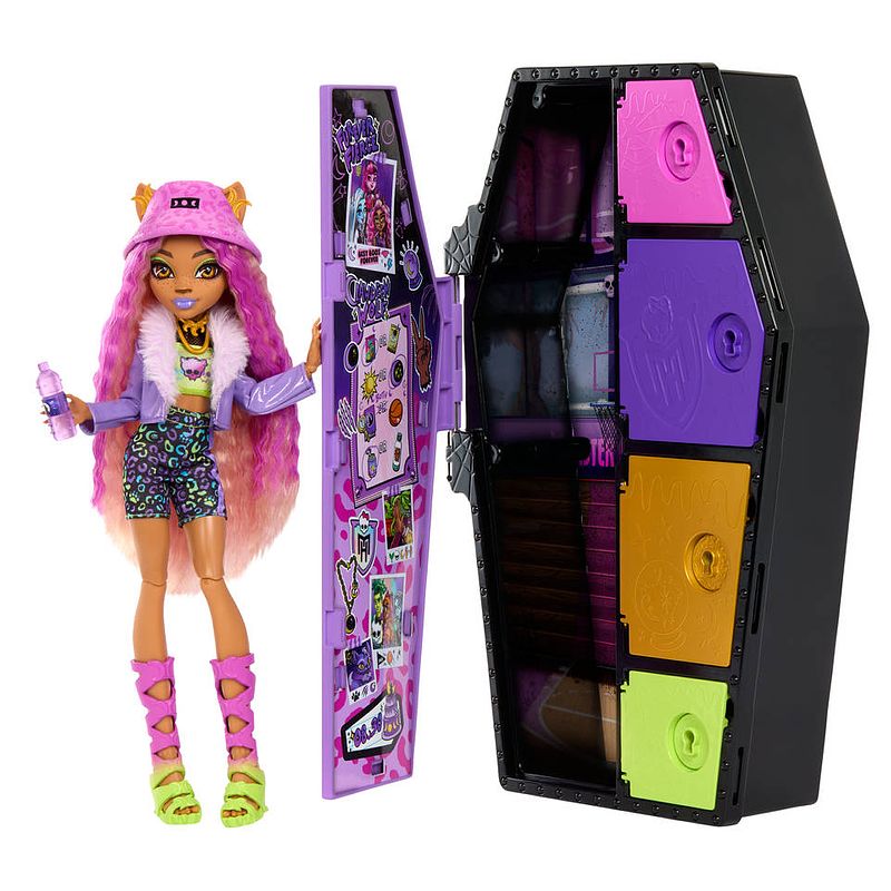 Foto van Monster high skulltimate secrets clawdeen wolf pop