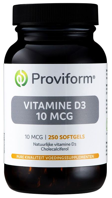 Foto van Proviform vitamine d3 10mcg softgel capsules 250st