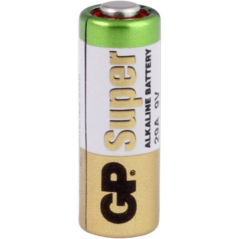 Foto van Gp batteries lr29a speciale batterij 29a alkaline 9 v 20 mah 1 stuk(s)