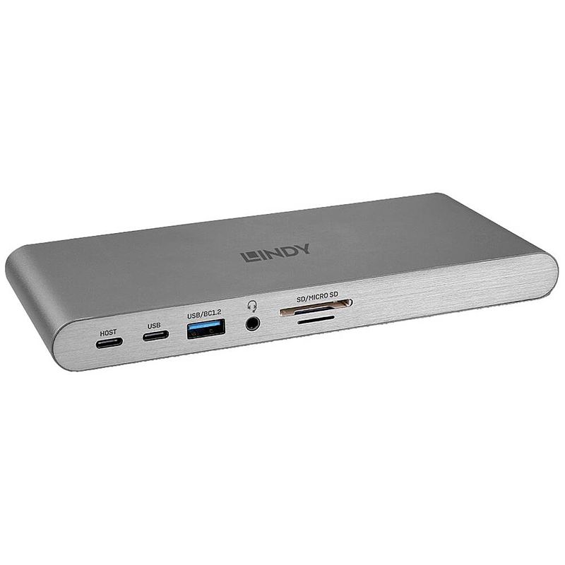 Foto van Lindy 43349 usb-c® dockingstation geschikt voor merk: universeel