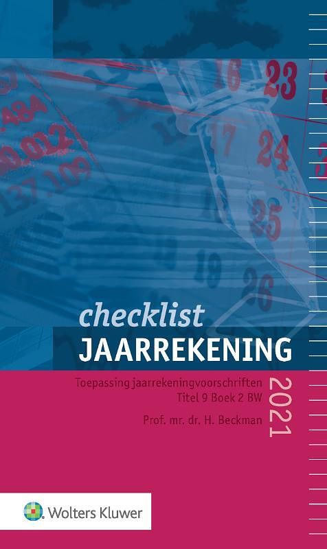 Foto van Checklist jaarrekening 2021 - paperback (9789013162196)