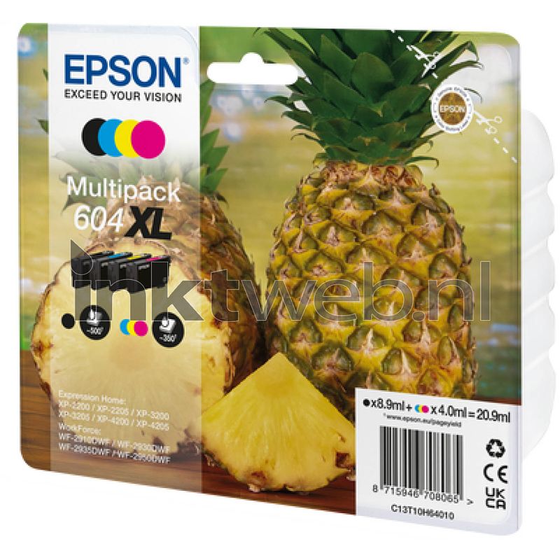 Foto van Epson 604xl / 604 multipack zwart en kleur cartridge