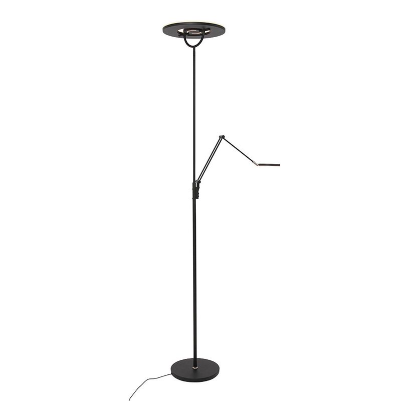 Foto van Steinhauer soleil vloerlamp - ingebouwd (led) - transparant en zwart