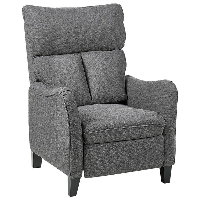 Foto van Beliani royston - tv-fauteuil-grijs-polyester