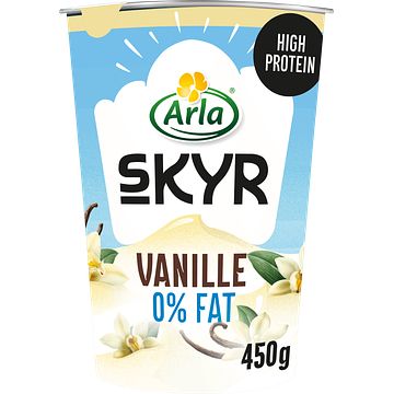 Foto van Arla skyr vanille 0% vet 450g bij jumbo