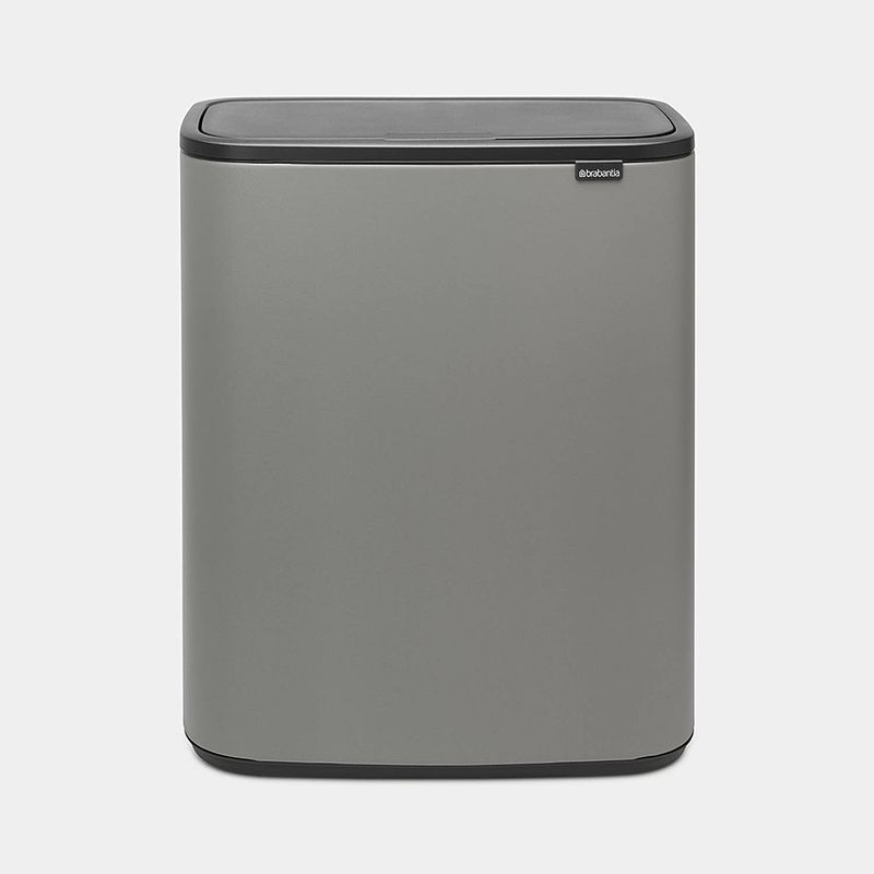 Foto van Brabantia bo touch bin 60 liter mineral concrete grey