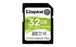 Foto van Kingston canvas select plus sdhc 32gb sd-kaart