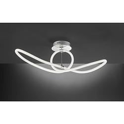 Foto van Wofi 9883.01.01.9100 mira 1flg plafondlamp led 40 w chroom