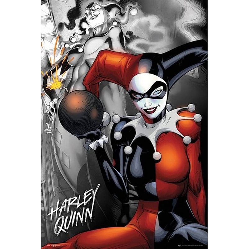 Foto van Gbeye dc comics quinn the bomb poster 61x91,5cm