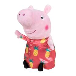 Foto van Play by play knuffel peppa pig junior 31 cm polyester rood/geel