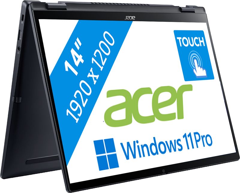 Foto van Acer travelmate spin p6 (tmp614rn-52-53xv) qwerty