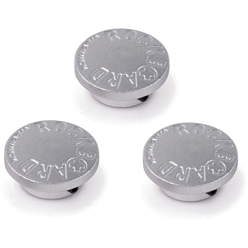 Foto van Rockboard stompete footswitch topper silver (3 stuks)