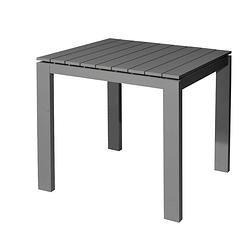 Foto van Morris table 80x80x75 cm alu anthracite