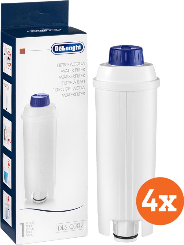 Foto van De'longhi waterfilter 4 stuks