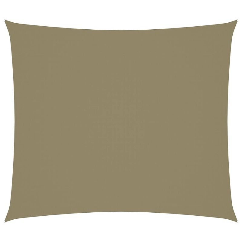 Foto van Vidaxl zonnescherm rechthoekig 2x2,5 m oxford stof beige