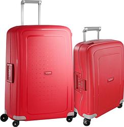 Foto van Samsonite s'cure spinner 75cm crimson red duo kofferset