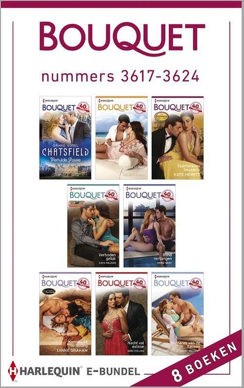 Foto van Bouquet e-bundel nummers 3617-3624 (8-in-1) - annie west - ebook (9789402512106)