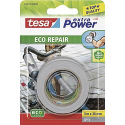 Foto van Tesa eco repair 56430-00002-00 textieltape tesa extra power grijs (l x b) 5 m x 38 mm 1 stuk(s)