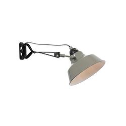 Foto van Mexlite nové wandlamp - ø 18 cm - draai- en/of kantelbaar - e27 (grote fitting) - groen en zwart