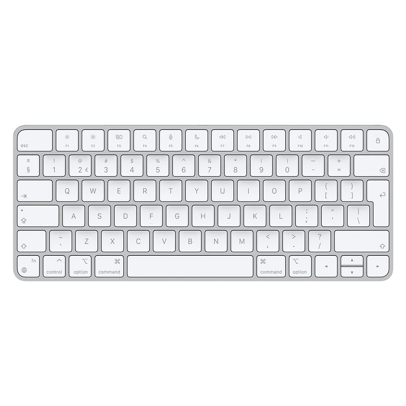 Foto van Apple magic keyboard toetsenbord grijs