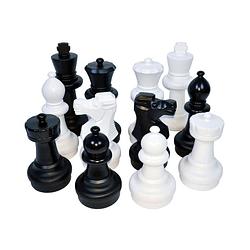 Foto van Rolly toys schaakspel xl junior 64 cm zwart/wit