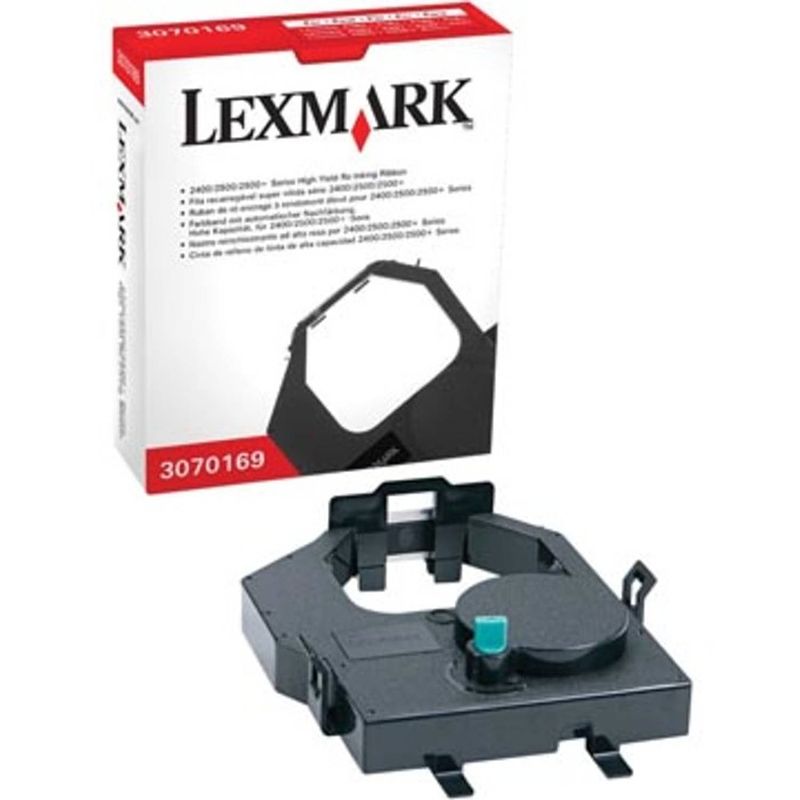 Foto van Lexmark nylontape met reink-system zwart - oem: 3070169