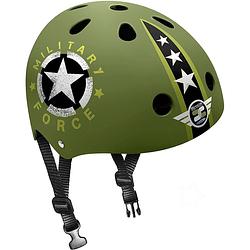 Foto van Stamp helm skids control military junior eps/abs groen maat 54-60