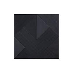 Foto van Ptmd belinda black mdf angular carved wallpanel matt l