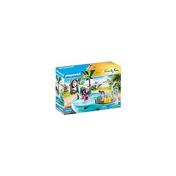 Foto van Playmobil family fun - leuk zwembad met watersplash (70610)