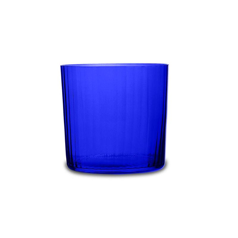 Foto van Glas bohemia crystal optic blauw glas 350 ml (6 stuks)