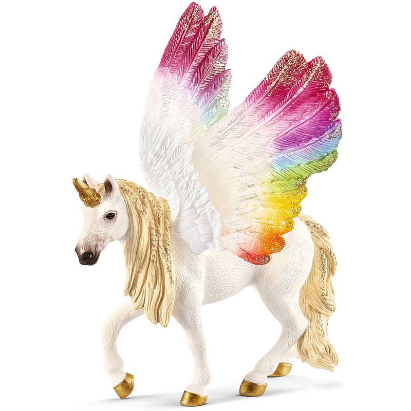 Foto van Gevleugelde regenboog eenhoorn schleich - speelfiguur schleich bayala -70576