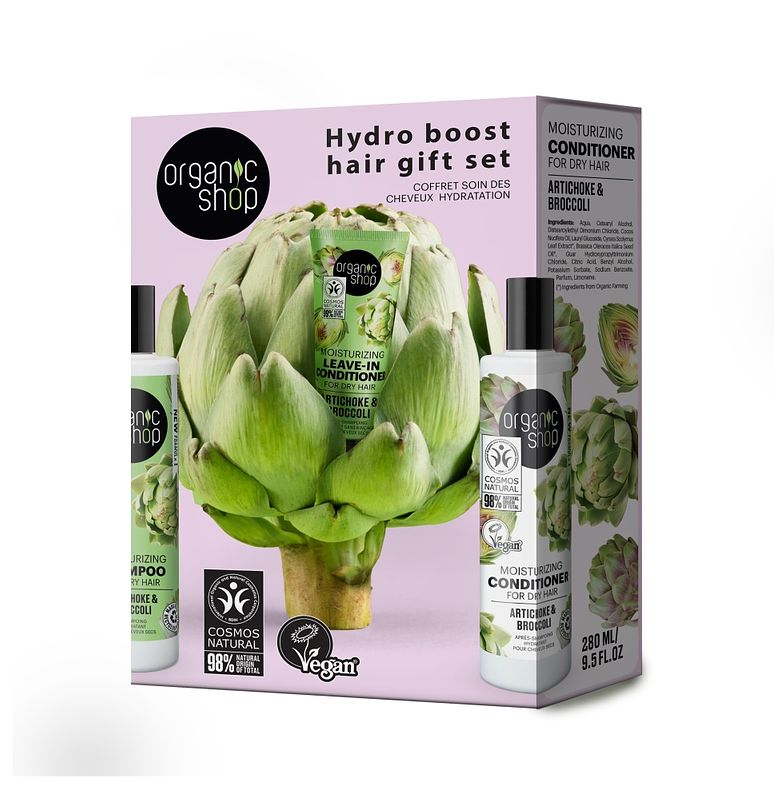 Foto van Organic shop hydro boost geschenkset