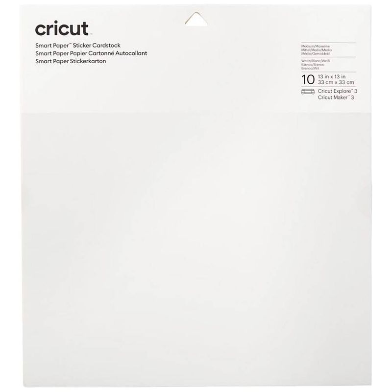 Foto van Cricut smart paper™ gekleurd karton snijbreedte 30.5 cm wit