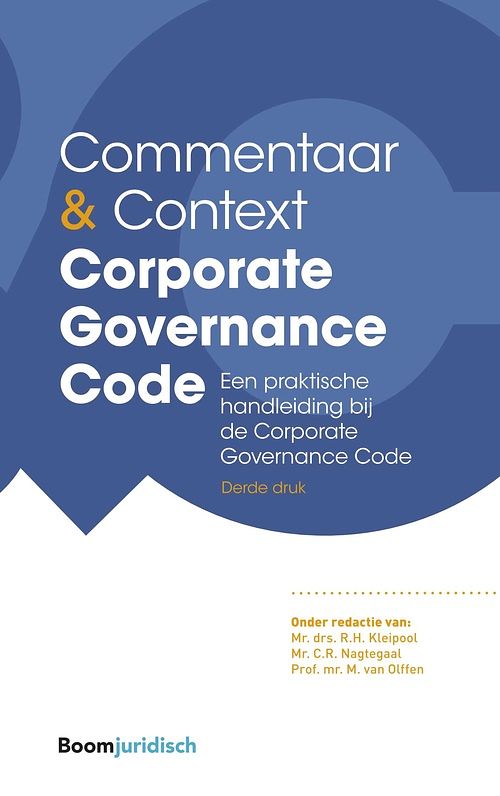 Foto van Corporate governance code - - ebook