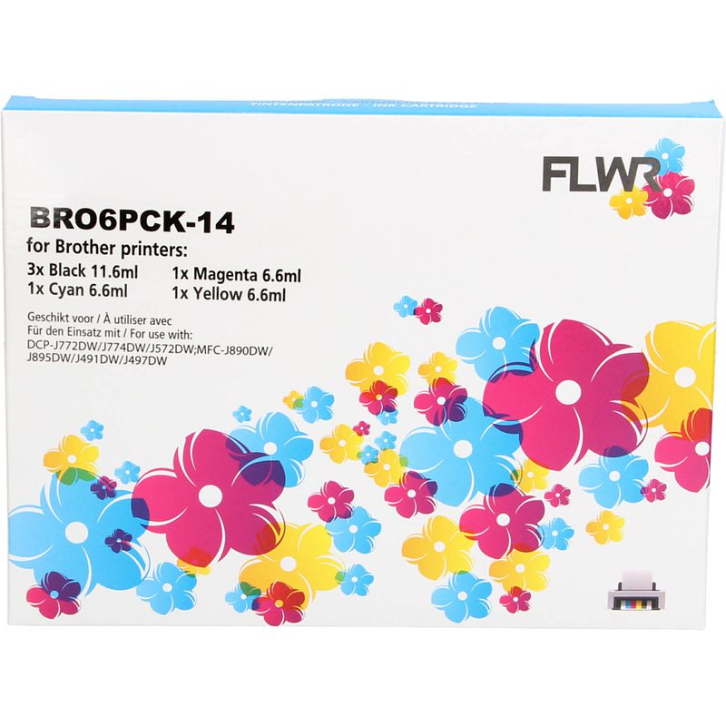 Foto van Flwr brother lc-3213 megapack cartridge