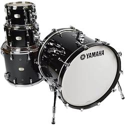 Foto van Yamaha absolute hybrid maple rock solid black 4-delige shellset