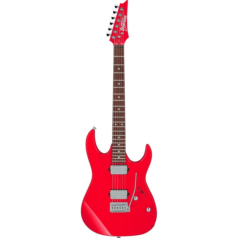 Foto van Ibanez grx120sp gio vivid red elektrische gitaar