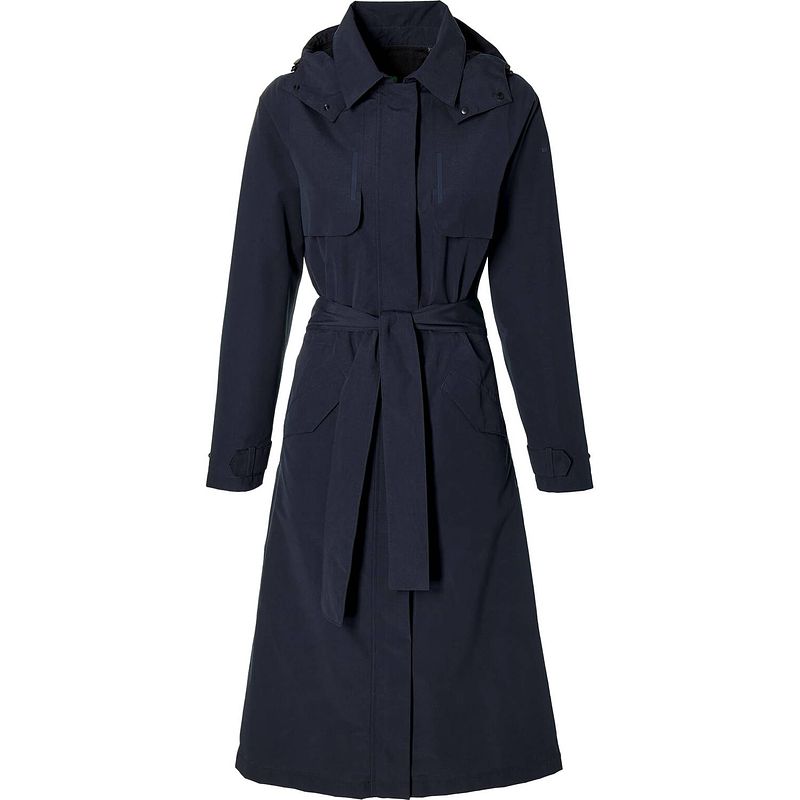 Foto van Basil trenchcoat mosse dames night blue xxl