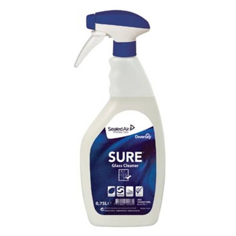 Foto van Diversey glasreiniger sure, flacon van 750ml