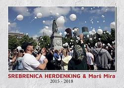 Foto van Srebrenica herdenking & mars mira 2015-2018 - paperback (9789075568332)