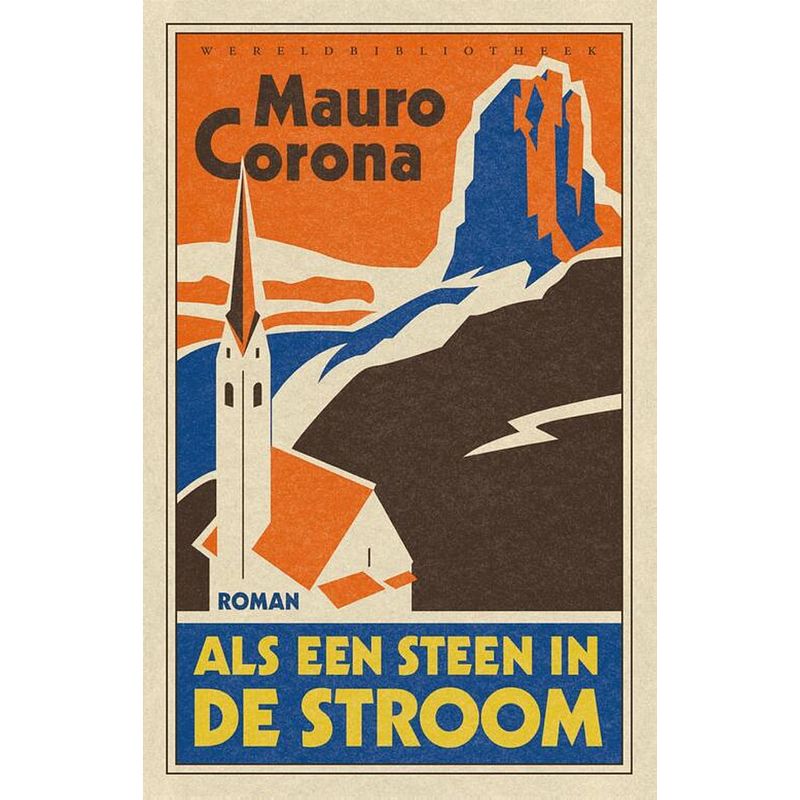 Foto van Als een steen in de stroom