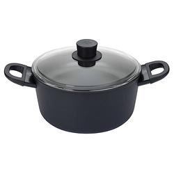 Foto van Ballarini avola braadpan - deksel - ø 24 cm - zwart - 4.8 l